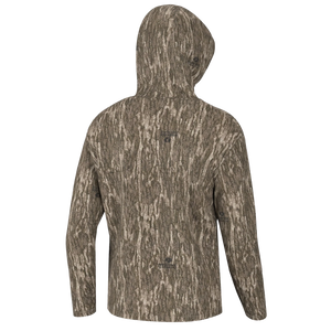 Local Boy Solid Printed Poly Fleece Hoodie in Bottomland