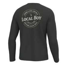 Load image into Gallery viewer, Local Boy Graphic L/S Heather Blend Crew-Local Standard