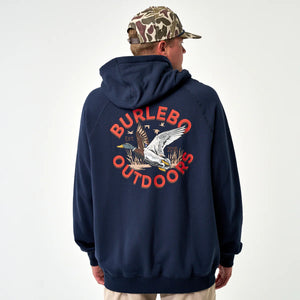 Burlebo Old School Duck Hunt Fleece Hoodie