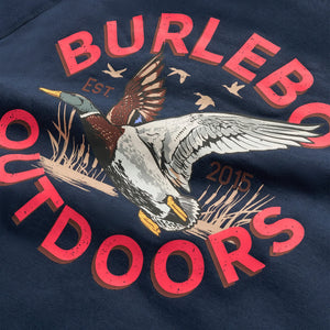 Burlebo Old School Duck Hunt Fleece Hoodie