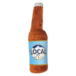 Local Boy Busch Latte Bottle Dog Toy