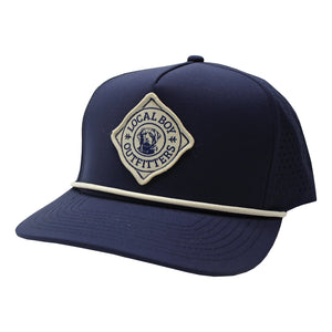 Local Boy Diamond Lab Perforated Rope Hat