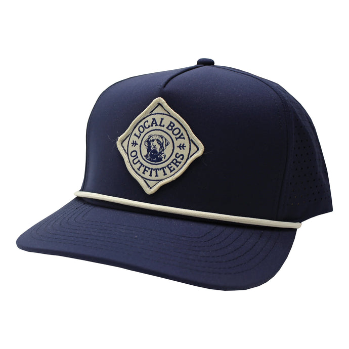 Local Boy Diamond Lab Perforated Rope Hat
