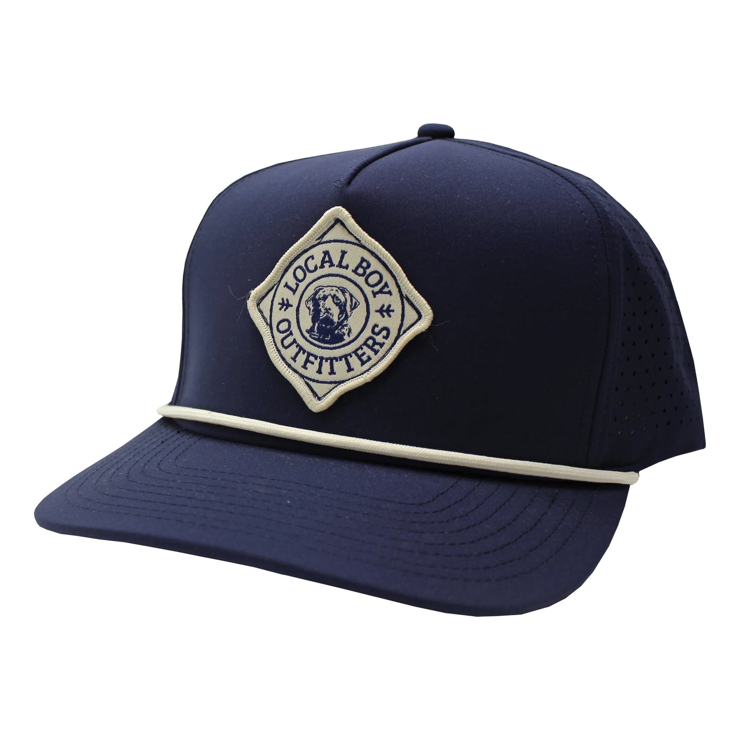 Local Boy Diamond Lab Perforated Rope Hat