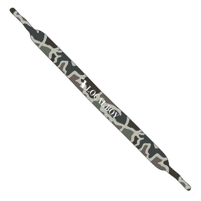 Local Boy Sunglass Strap in Dog & Moon Camo