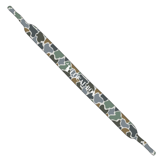 Local Boy Sunglass Strap in Forest Camo Bluff