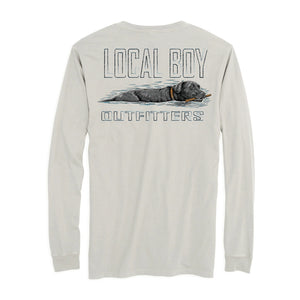 Local Boy Fetch Black Lab LS Tee