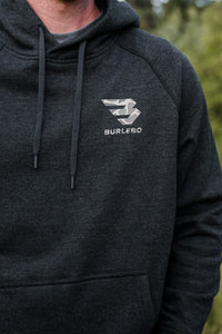 Burlebo Men's Camo Signature Logo Fleece Hoodie