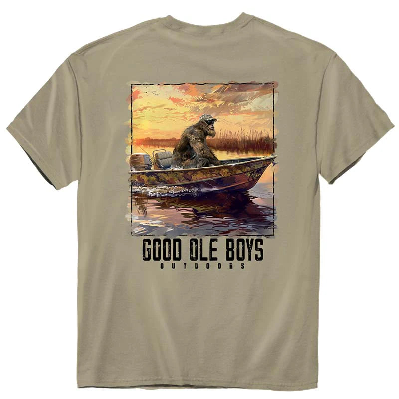 Good Ole Boys Outdoors Bigfoot Marsh Boat SS Tee