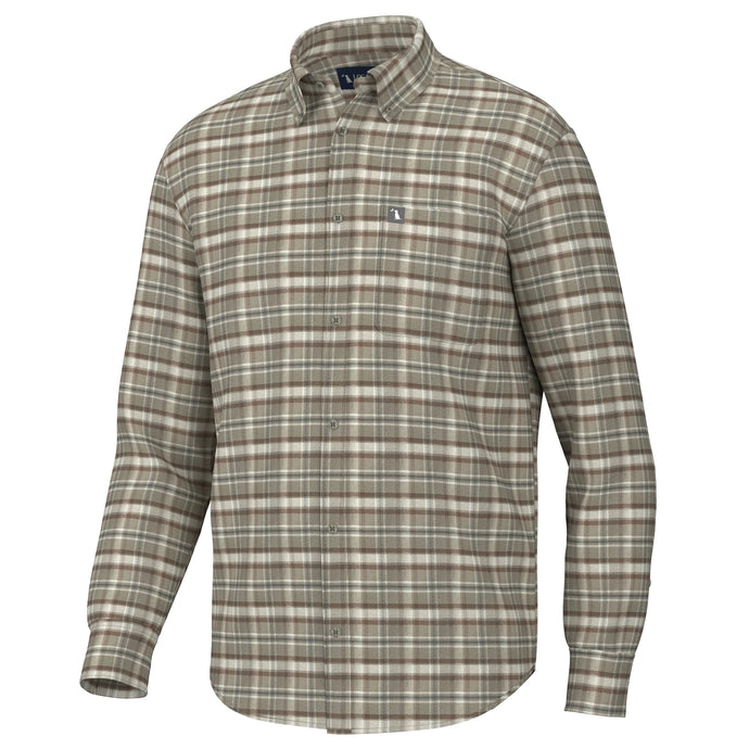 Local Boy Hutto Stretch Flannel Tan/Cider/Slate