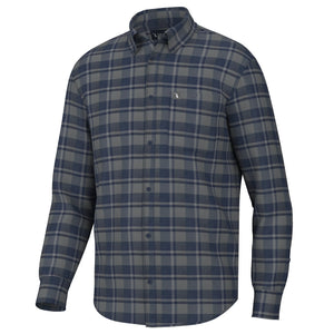 Local Boy Hudson Stretch Flannel Charcoal/Navy/Grey