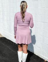 Load image into Gallery viewer, Everything You Wanted Mock Neck Dress Dark Mauve