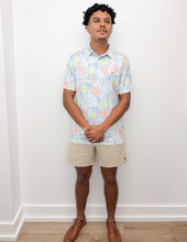 Load image into Gallery viewer, Vineyard Vines Printed Sankaty Polo in White Florita