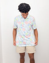 Load image into Gallery viewer, Vineyard Vines Printed Sankaty Polo in White Florita