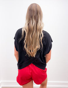 Lulu Mac DD Solid Cardinal Shorts