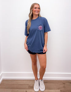 Barstool Sports Retro Premium SS Tee in Navy
