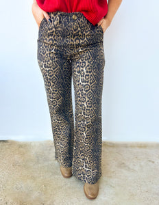 Back in Time Leopard Flares