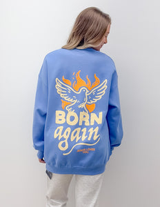 Born Again Dove Crewneck