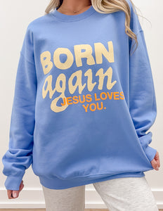 Born Again Dove Crewneck