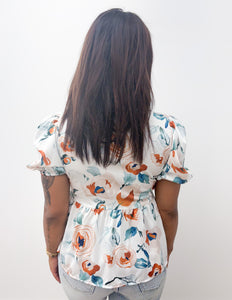Headed Home To You Floral Top