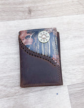 Load image into Gallery viewer, Fencerow Camo Trifold Shot Shell Wallet