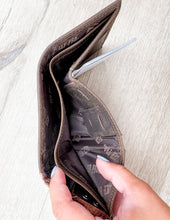 Load image into Gallery viewer, Fencerow Camo Trifold Shot Shell Wallet