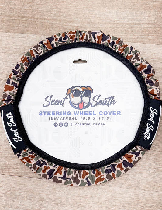 Scent South Steering Wheel Cover in Duck Camo