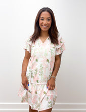 Load image into Gallery viewer, Swept Off My Feet Flutter Sleeve Floral Dress in Pink