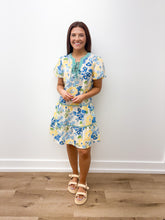 Load image into Gallery viewer, Little Miss Summer Floral Striped Dress