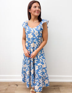 Give Me Summer Floral Midi Dress