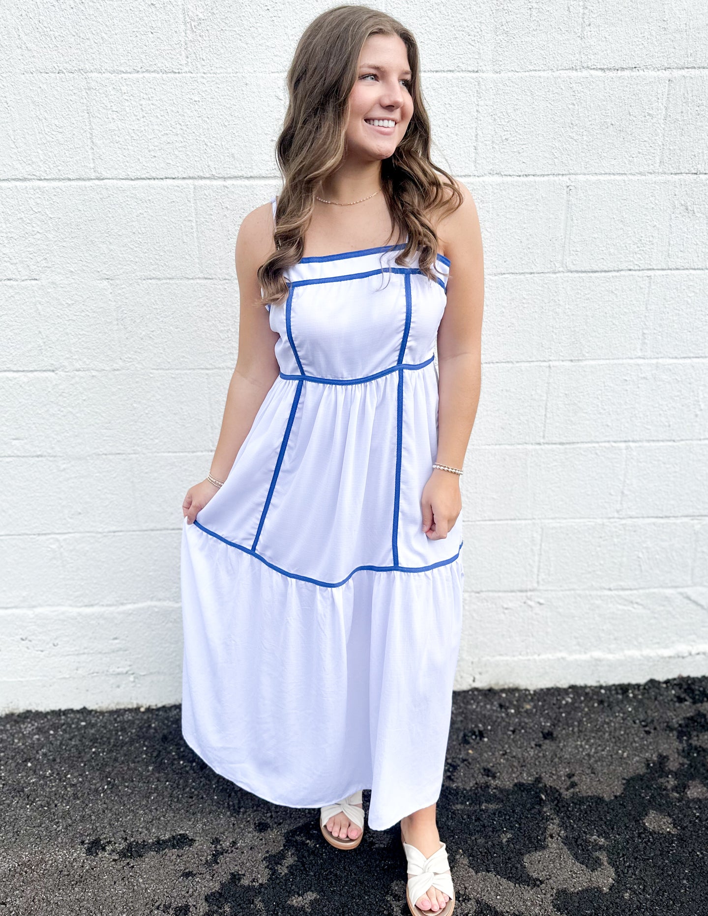 Make Myself Believe Halter Dress