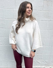 Load image into Gallery viewer, Save Me The Trouble Dolman Turtleneck Sweater Ivory