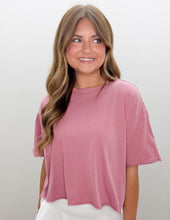 Load image into Gallery viewer, Local Girl Boxy Crop SS Tee in Watermelon