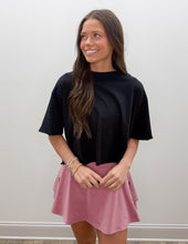 Load image into Gallery viewer, Local Girl Boxy Crop SS Tee in Black