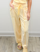 Load image into Gallery viewer, Whatcha Say Mineral Washed Barrel Fit Wide Leg Pants in Banana