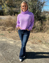 Load image into Gallery viewer, Something To Talk About Turtleneck Sweater B. Lavender