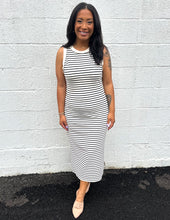 Load image into Gallery viewer, All the Small Things Stripe Midi Dress