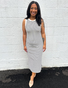 All the Small Things Stripe Midi Dress