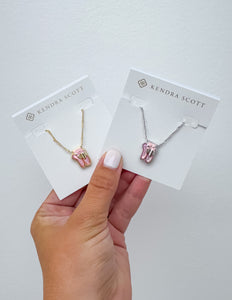 Kendra Scott Pink Ballet Slippers in Gold