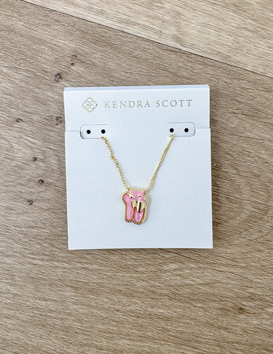 Kendra Scott Pink Ballet Slippers in Gold