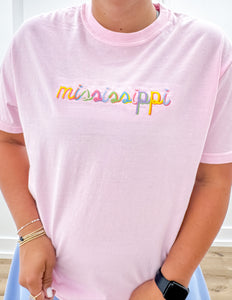 Mississippi Embroidered SS Tee
