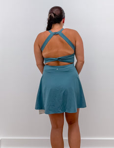 Been Loving You These Days Athletic Dress in Teal