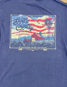 Southern Fried Cotton God's Country SS Tee