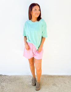 Happy With Me Plaid Shorts in Pink
