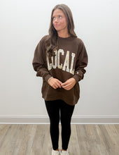 Load image into Gallery viewer, Local Girl Crescent Crew in Espresso