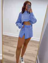 Load image into Gallery viewer, Nothing Beats This Mineral Wash Skort in Lavender Blue