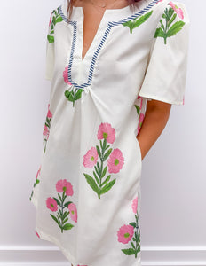 Playing It Cool Floral Print Mini Dress