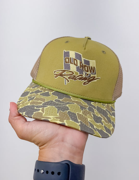 Old Row Racing Camo Rope Hat