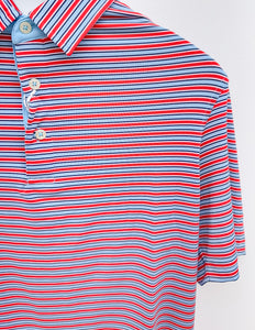 Southern Shirt Co. Men's Scoreboard Stripe Polo in Grove