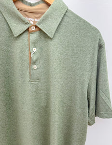 Southern Shirt Co. Men's Grayton Heather Polo in Thyme